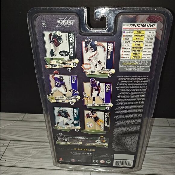 2010 McFarlane NFL Series 25 Ray Rice Baltimore Ravens Figure NOS Purple Jersey - Picture 7 of 10